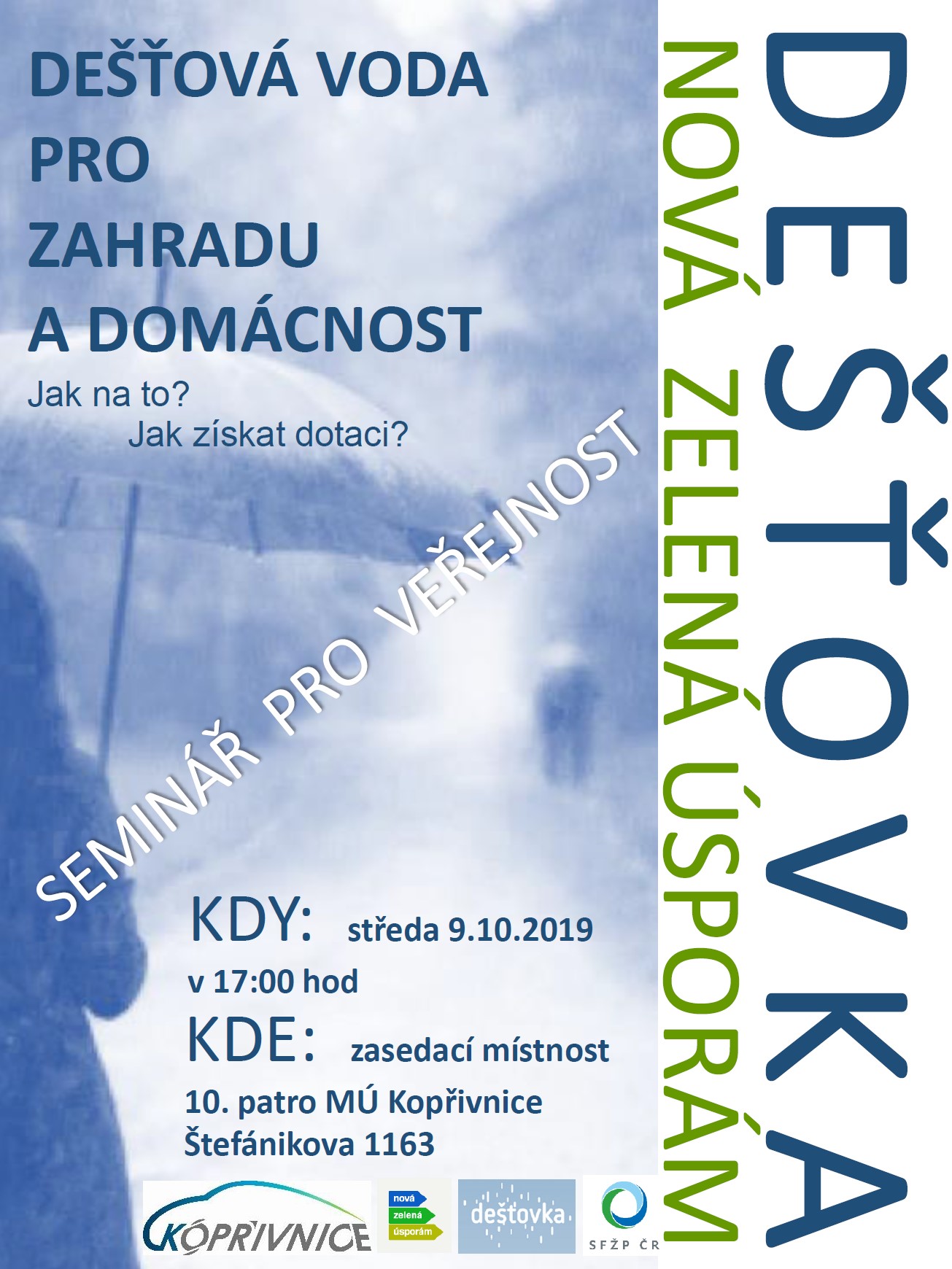 Dešťovka – seminář pro veřejnost