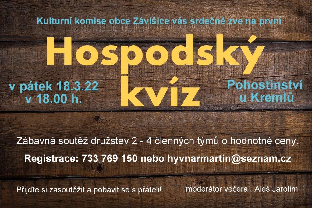 Hospodský kvíz - zábavná soutěž