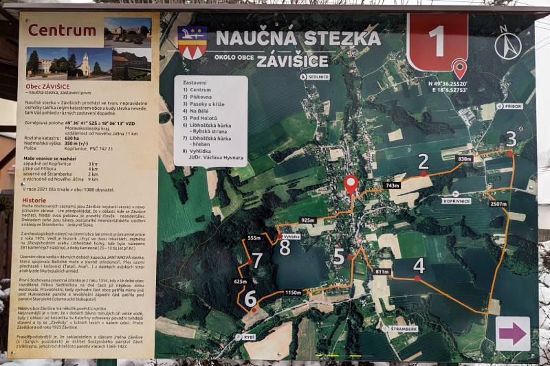 Naučná stezka okolo Závišic - Centrum