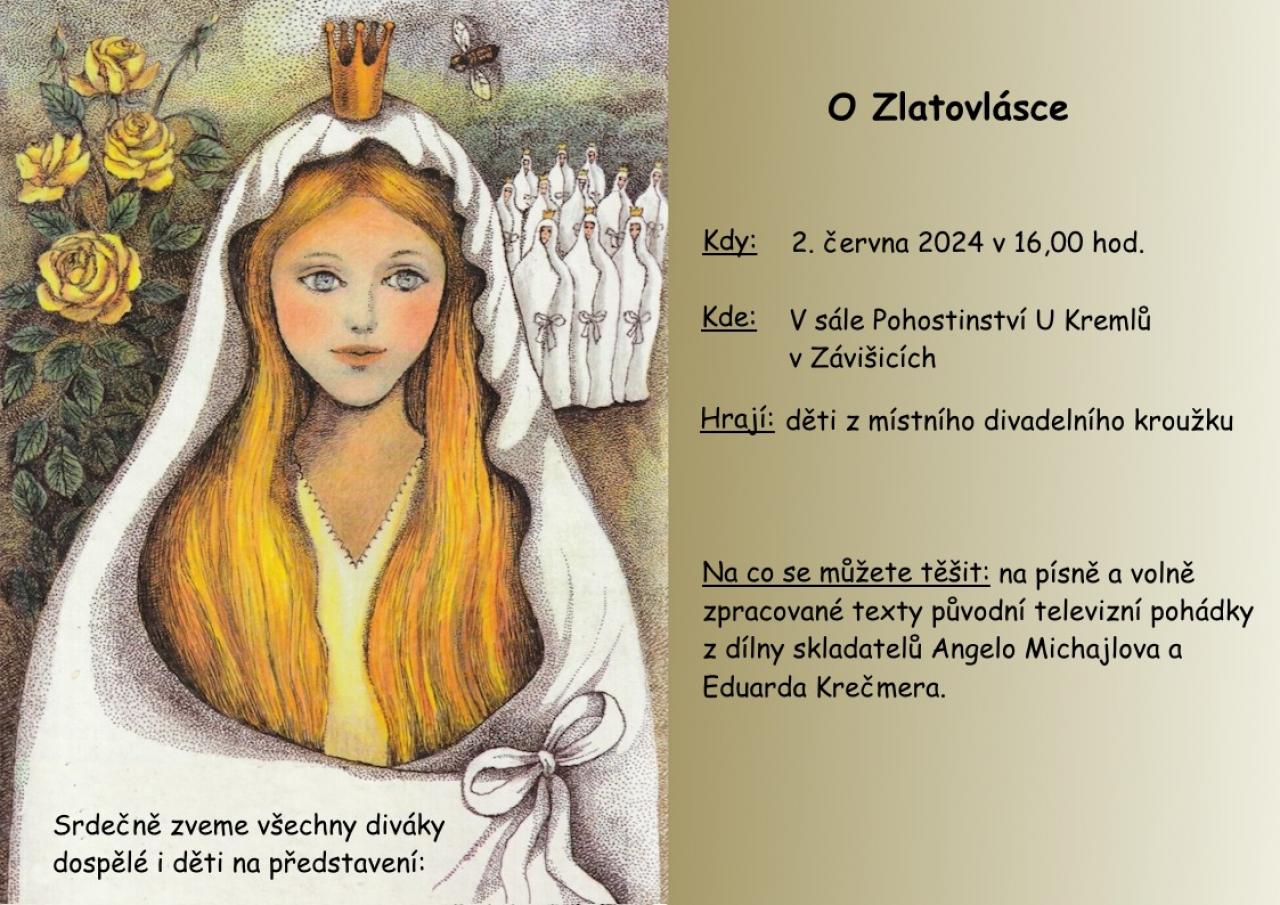 Divadelní představení - O Zlatovlásce 2.6.