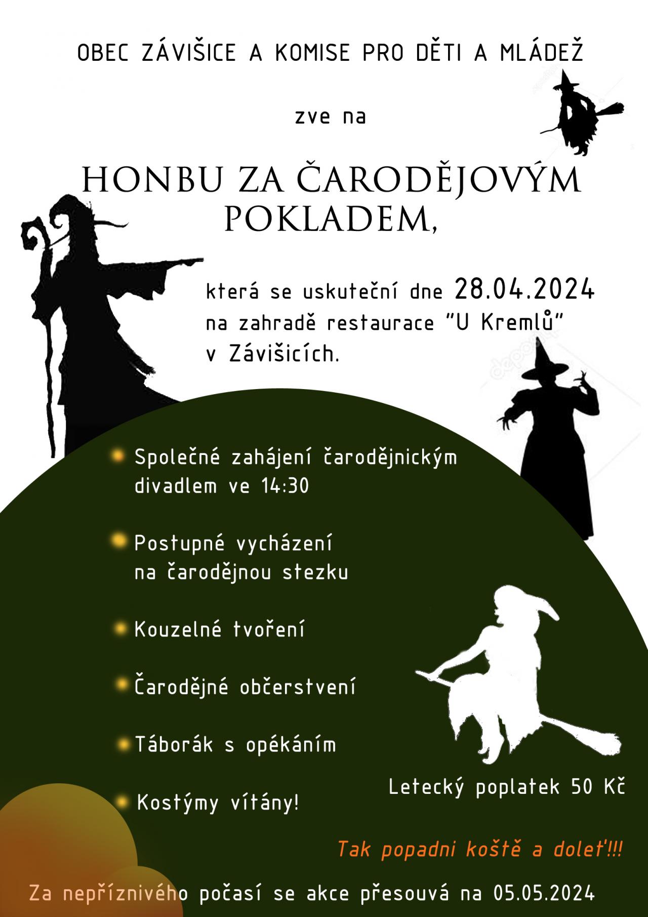 Honba za čarodějovým pokladem 28.4.