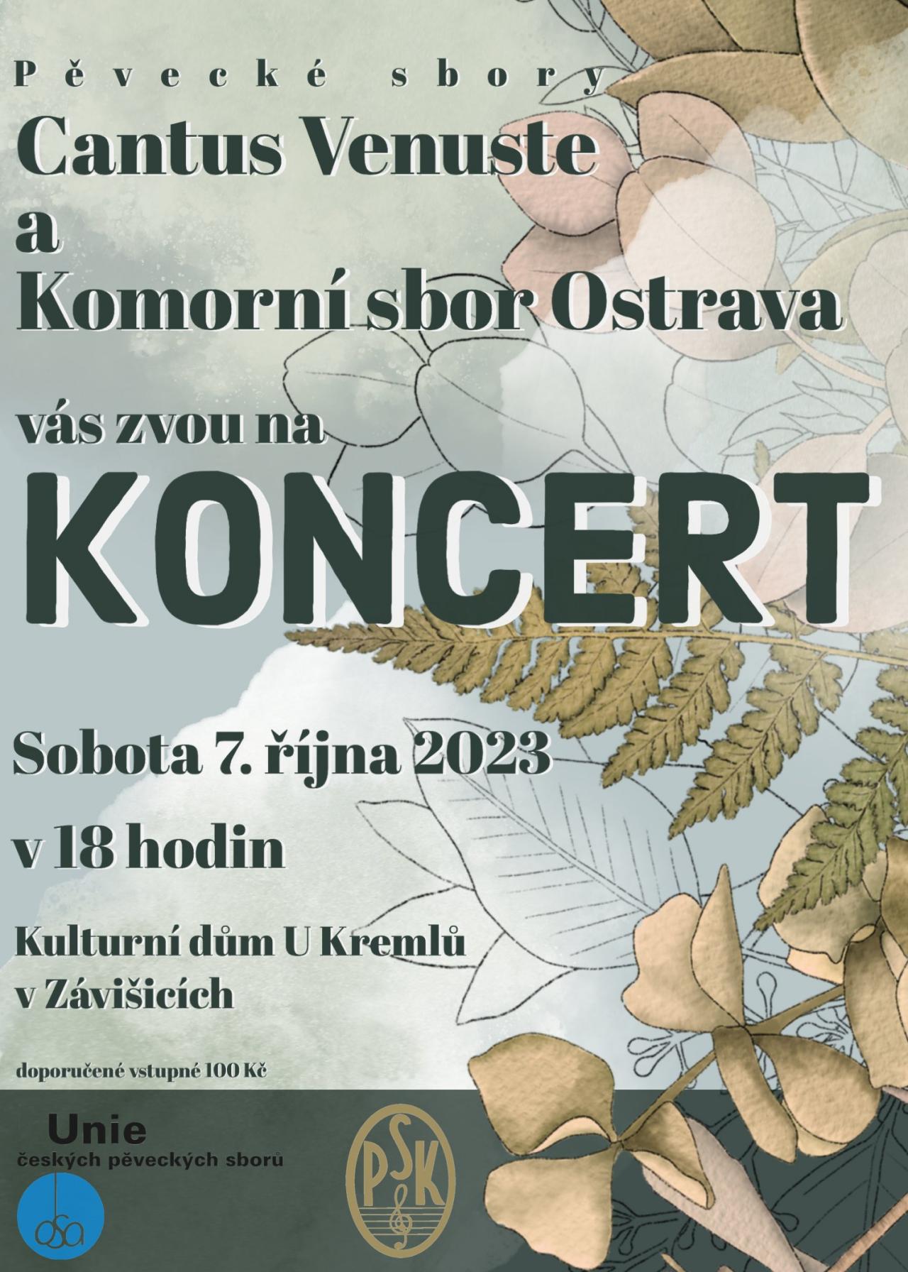 Pěvecký koncert 7.10.