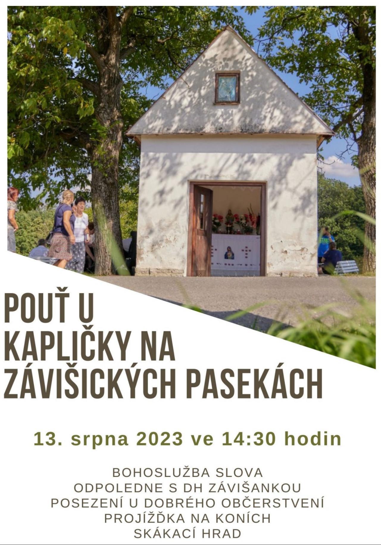 Pouť u kapličky 13.8.