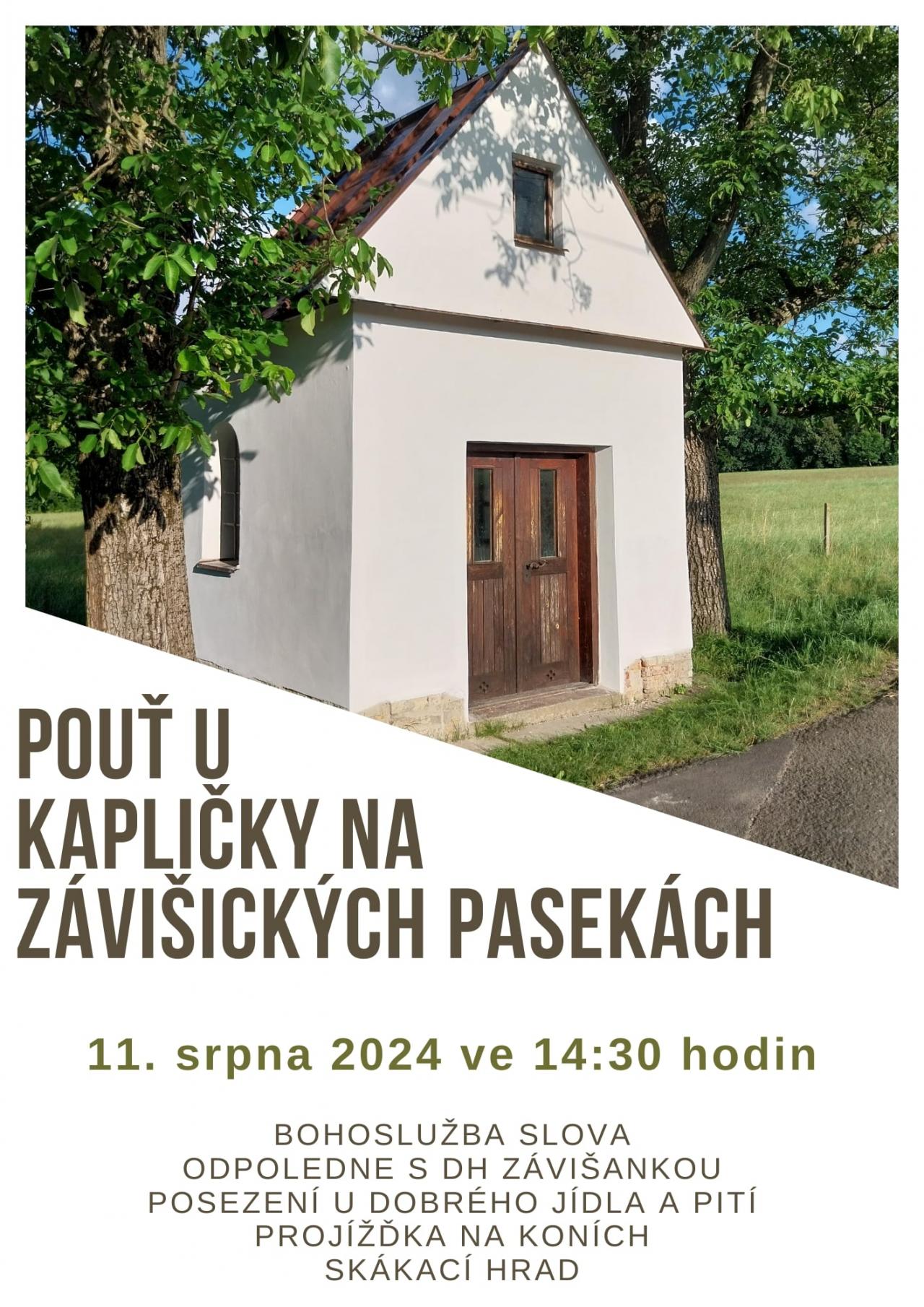 Pouť u kapličky na Pasekách 11.8. Pouť u kapličky na Pasekách 11.8.