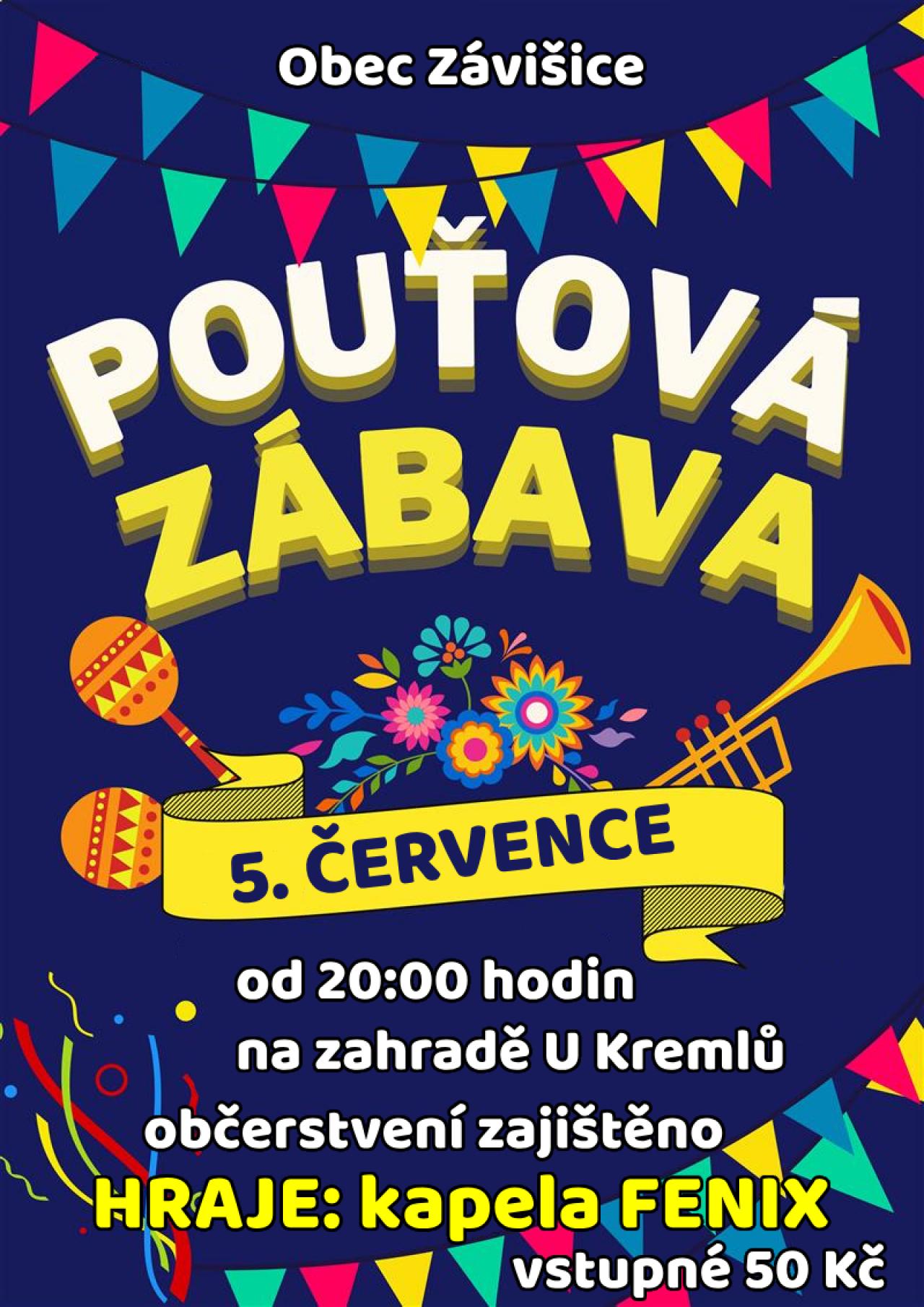 Pouťová zábava 5.7.24